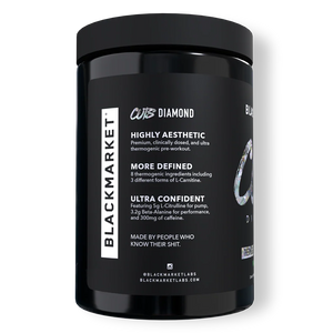 BlackMarket Cuts Diamond Thermogenic PreWorkout - Bemoxie Supplements