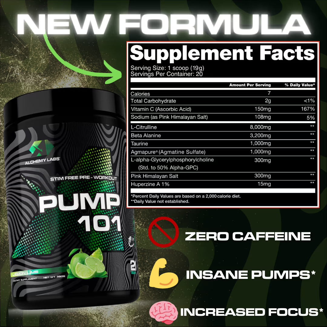 Alchemy Labs Pump 101 - Bemoxie Supplements