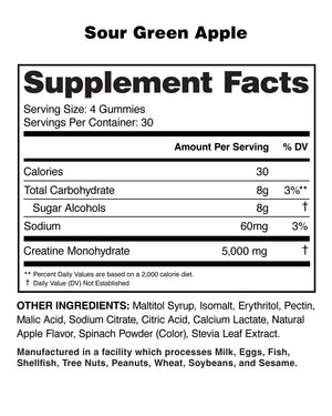 NutraOne Creatine Gummies - Bemoxie Supplements