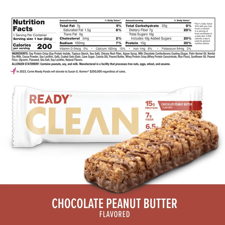 Ready Clean Protein Bars Bemoxie Supplements