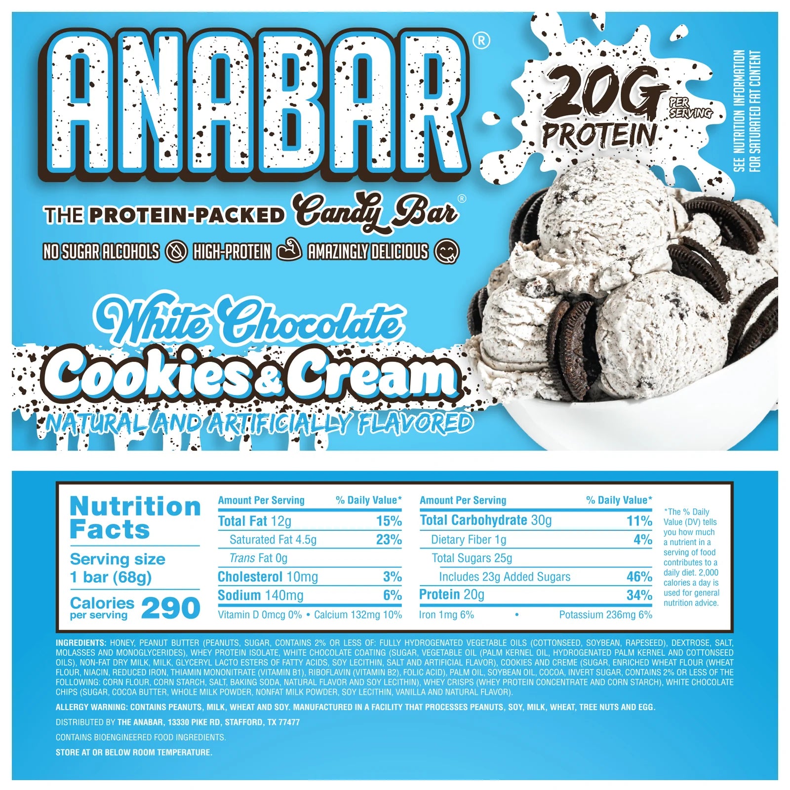 Anabar Protein Bar - Bemoxie Supplements