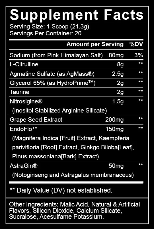KiloLabs KeyPump (Non-Stim) - Bemoxie Supplements