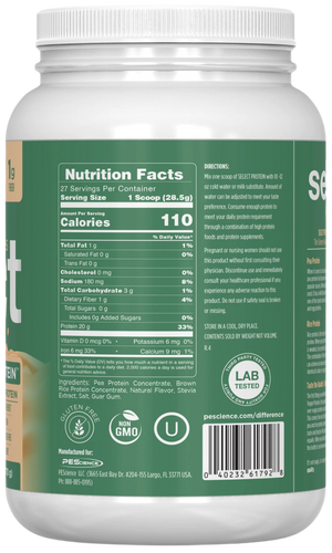 PeScience Select Vegan Protein - Bemoxie Supplements