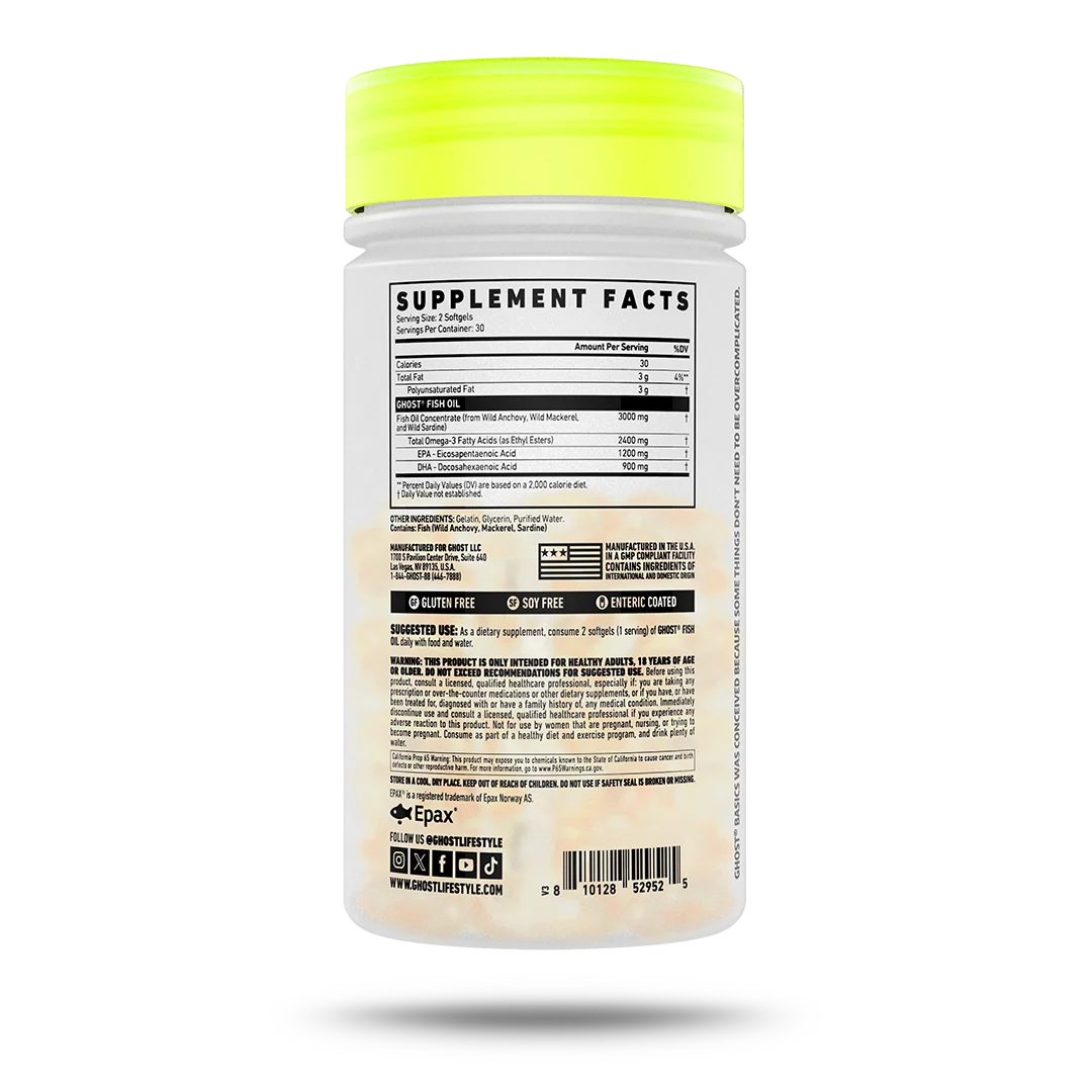 Ghost Basics Fish Oil - Bemoxie Supplements