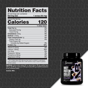 NutraBio Whey Protein Isolate 29-30 servings - Bemoxie Supplements