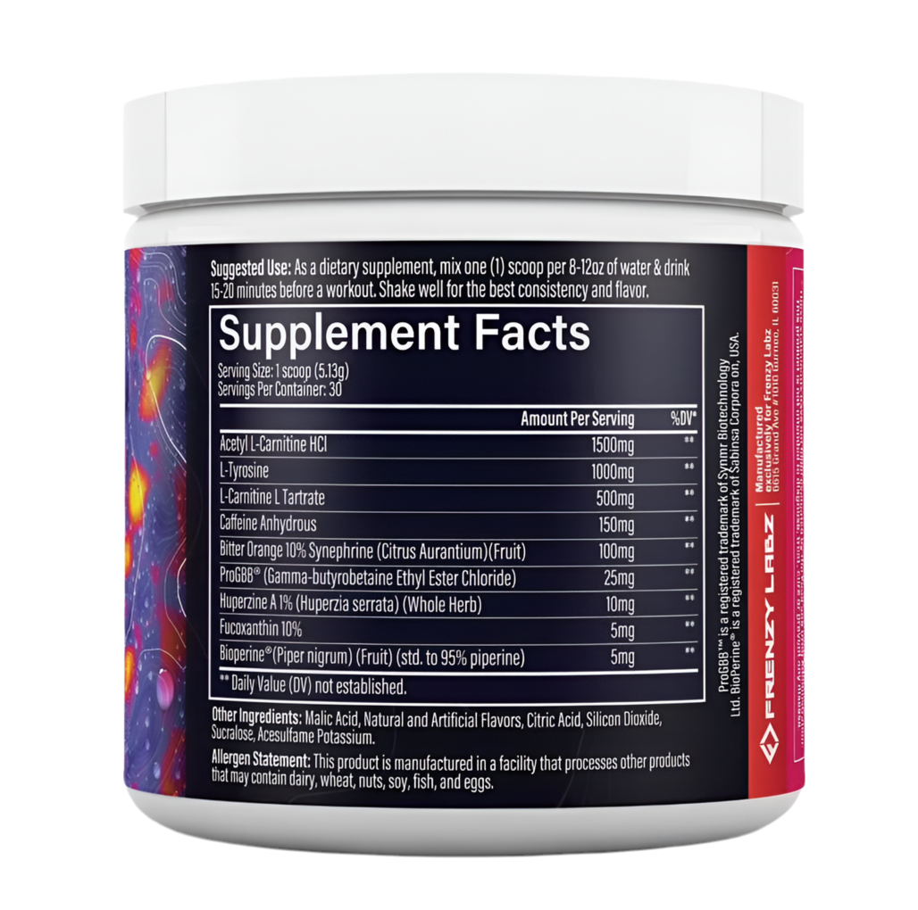 Frenzy Labz Heatwave Thermogenic fat burner