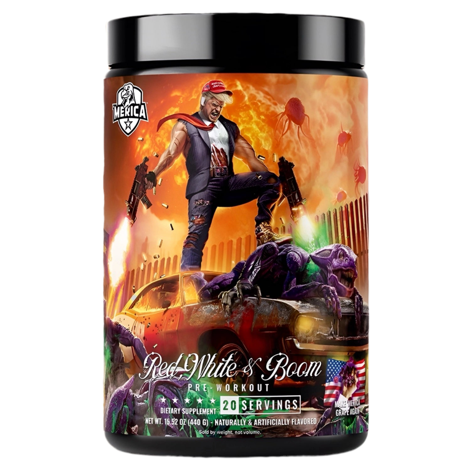 'Merica Labz Red, White, & Boom PreWorkout - Bemoxie Supplements