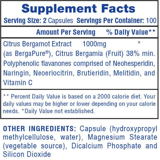 Hi-Tech Pharmaceuticals Citrus Bergamot Extract - Bemoxie Supplements