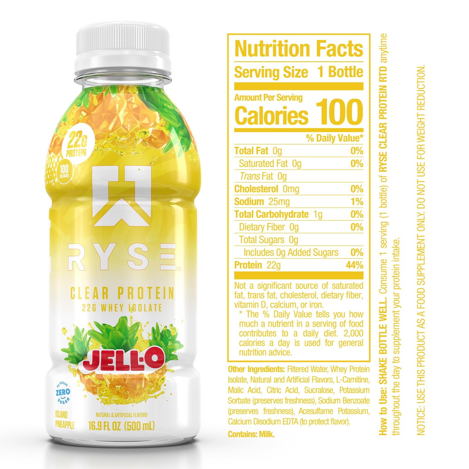 Ryse Clear Protein RTD - Bemoxie Supplements