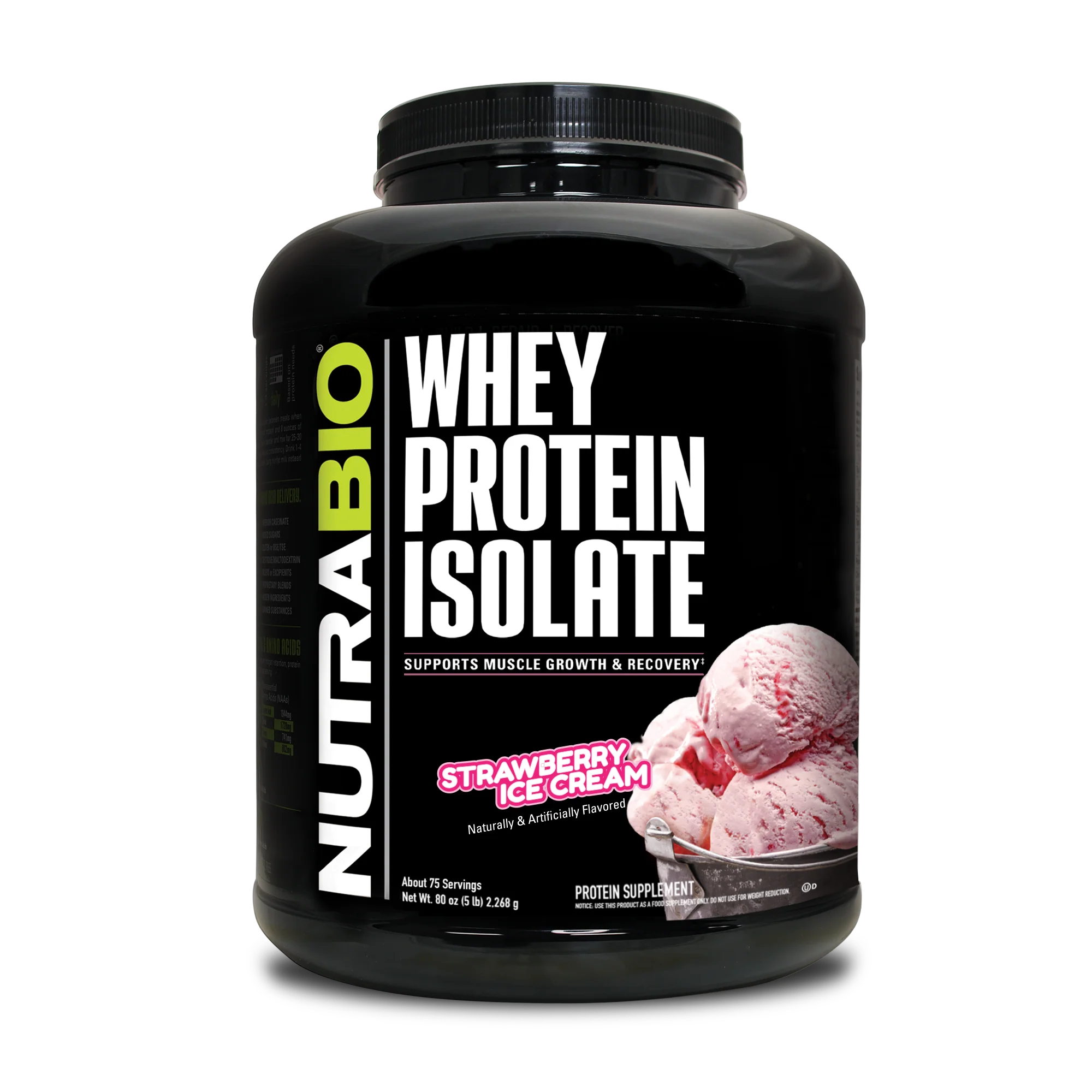 NutraBio Whey Protein Isolate - Bemoxie Supplements