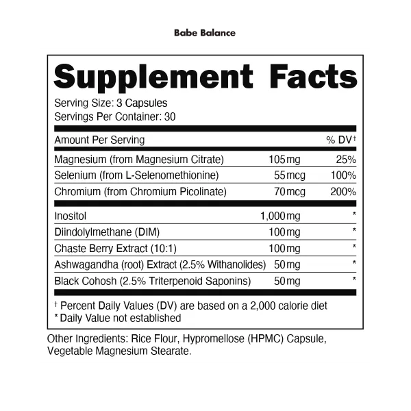 Babe Balance By Bucked Up - Bemoxie Supplements