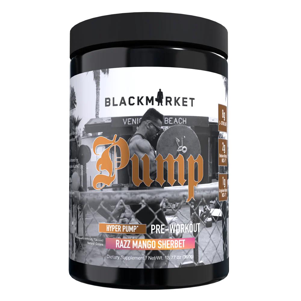 BlackMarket Hyper-Pump PreWorkout - Bemoxie Supplements