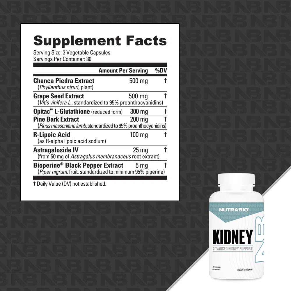 NutraBio Kidney Support - Bemoxie Supplements