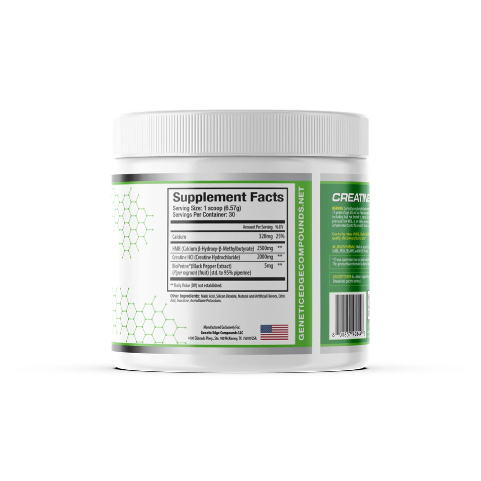 GEC Creatine HCl + HMB - Bemoxie Supplements