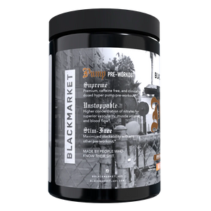 BlackMarket Hyper-Pump PreWorkout - Bemoxie Supplements