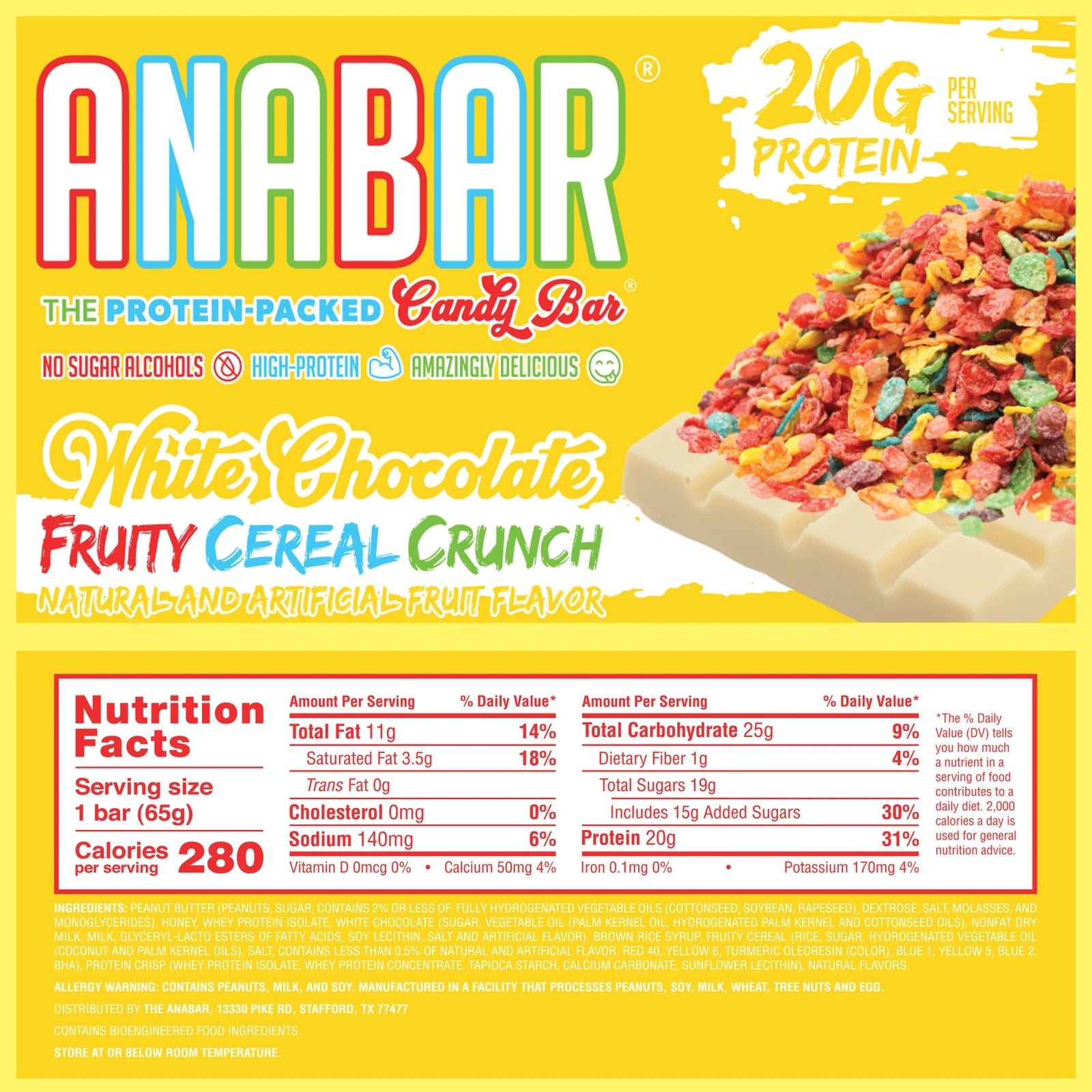 Anabar Protein Bar - Bemoxie Supplements