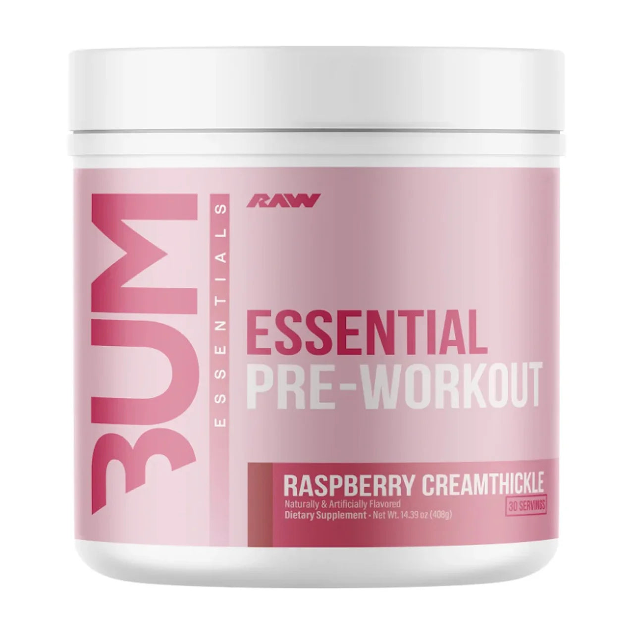 Pre-entrenamiento esencial CBUM de RAW Nutrition