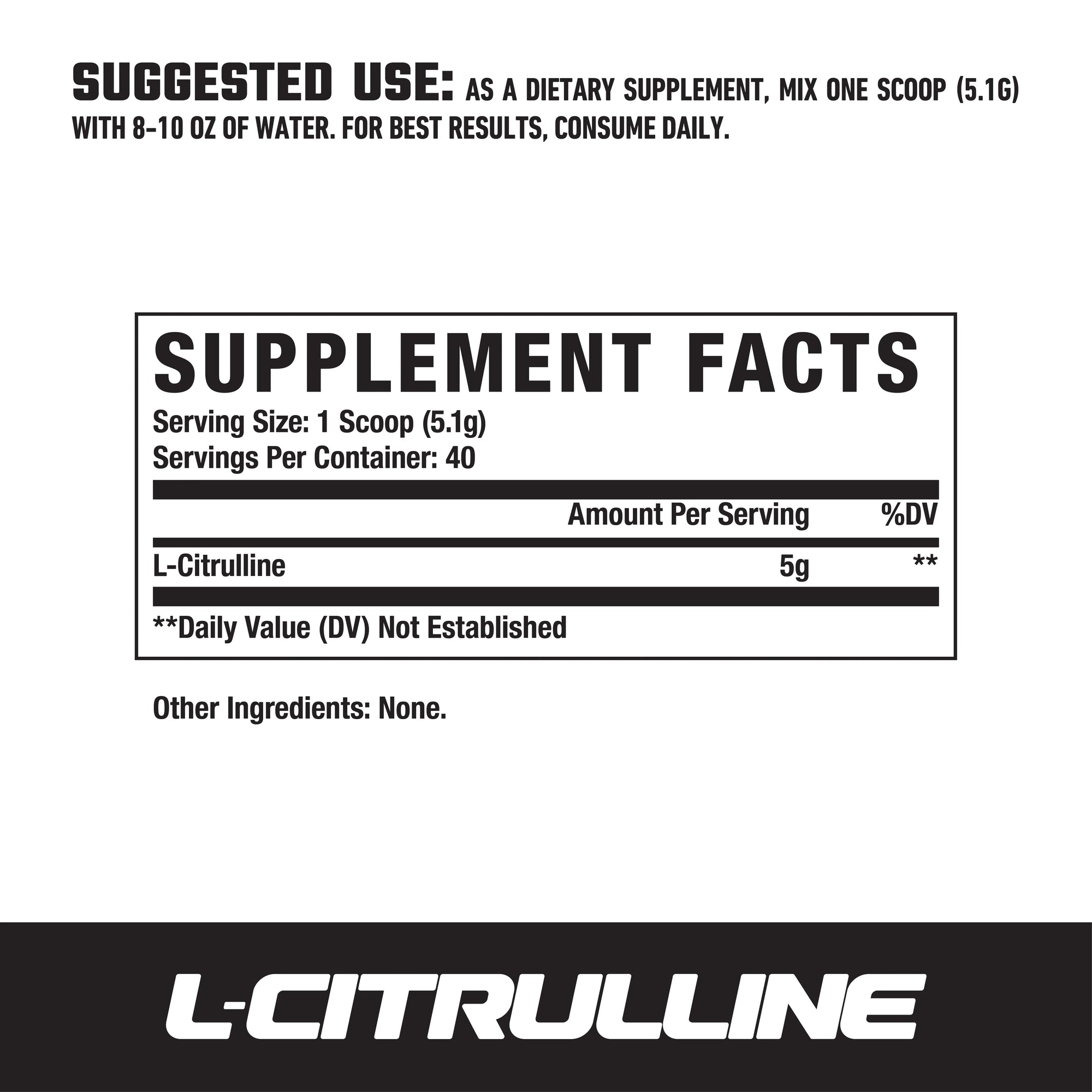 Axe & Sledge Citrulline Nitric Oxide Booster