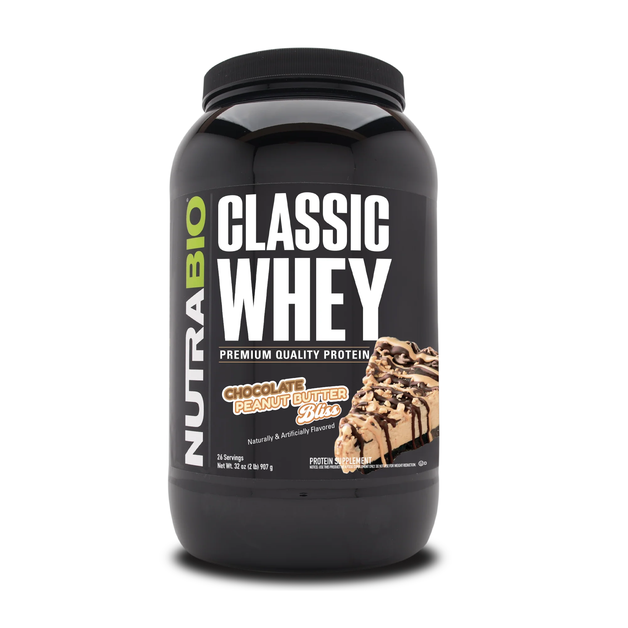 NutraBio Classic Whey Protein - Bemoxie Supplements