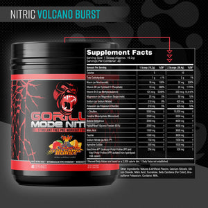 Gorilla Mode Nitric Stim-Free - Bemoxie Supplements
