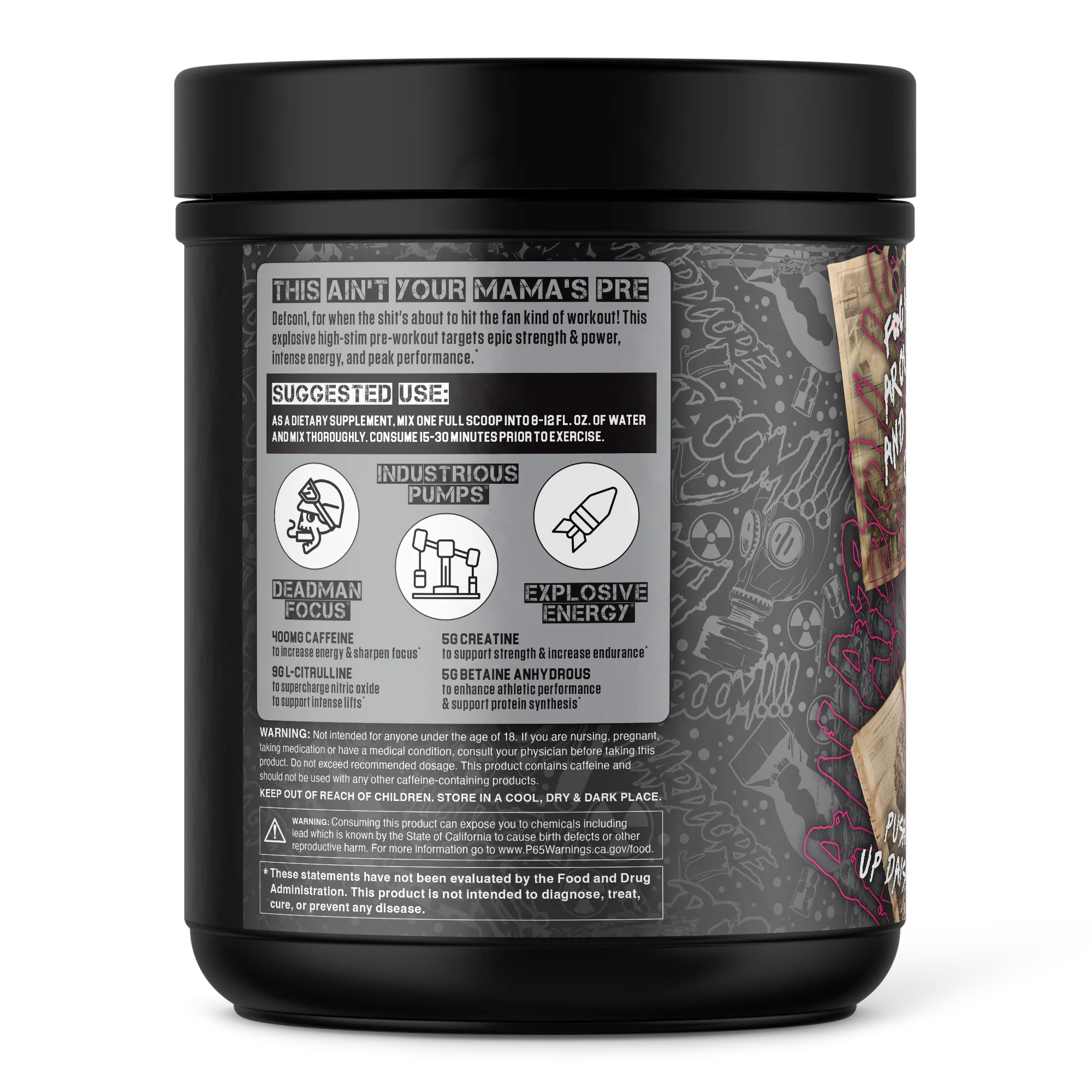 Anabolic Warfare DEFCON1 - Bemoxie Supplements