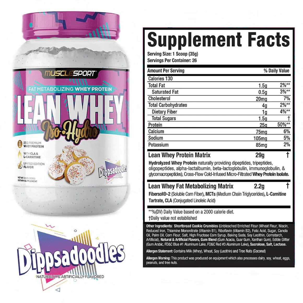 MuscleSport Lean Whey Revolution Iso Protein