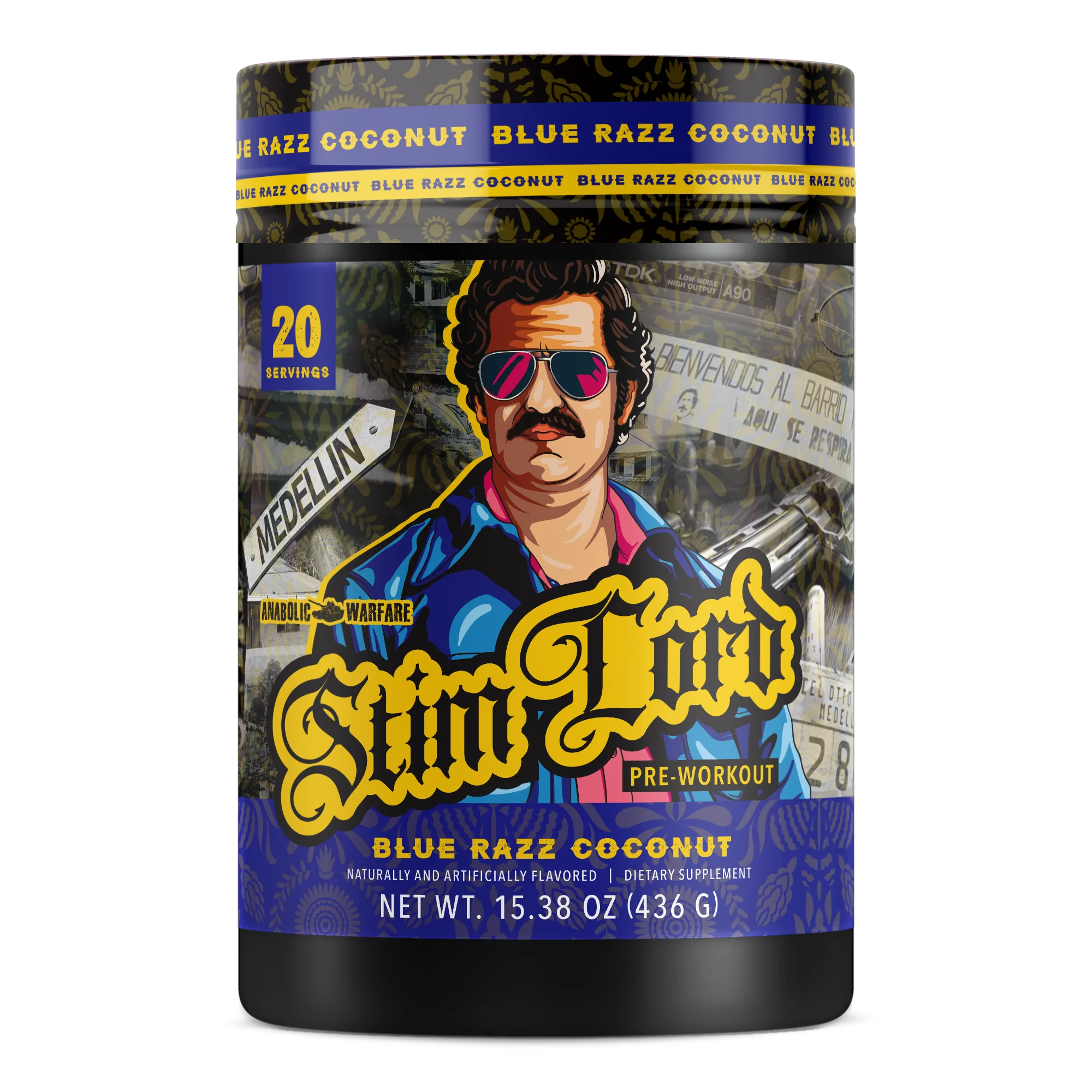 Anabolic Warfare Stim Lord Bemoxie Supplements Pablo Escobar