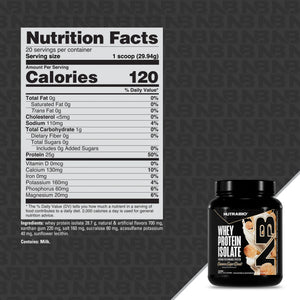 NutraBio Whey Protein Isolate 29-30 servings - Bemoxie Supplements
