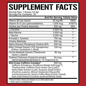 5150 Pre Workout - Bemoxie Supplements