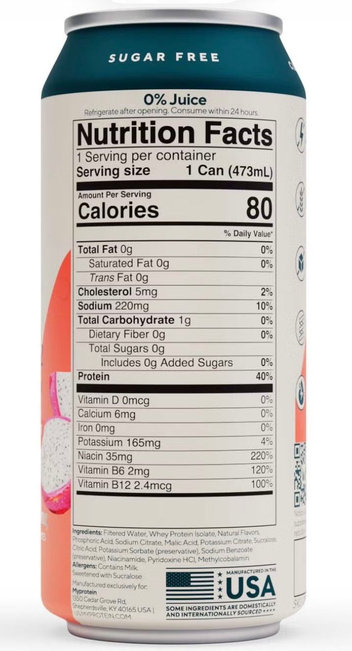 MyProtein RTD — High‑Protein. 300mg Electrolytes