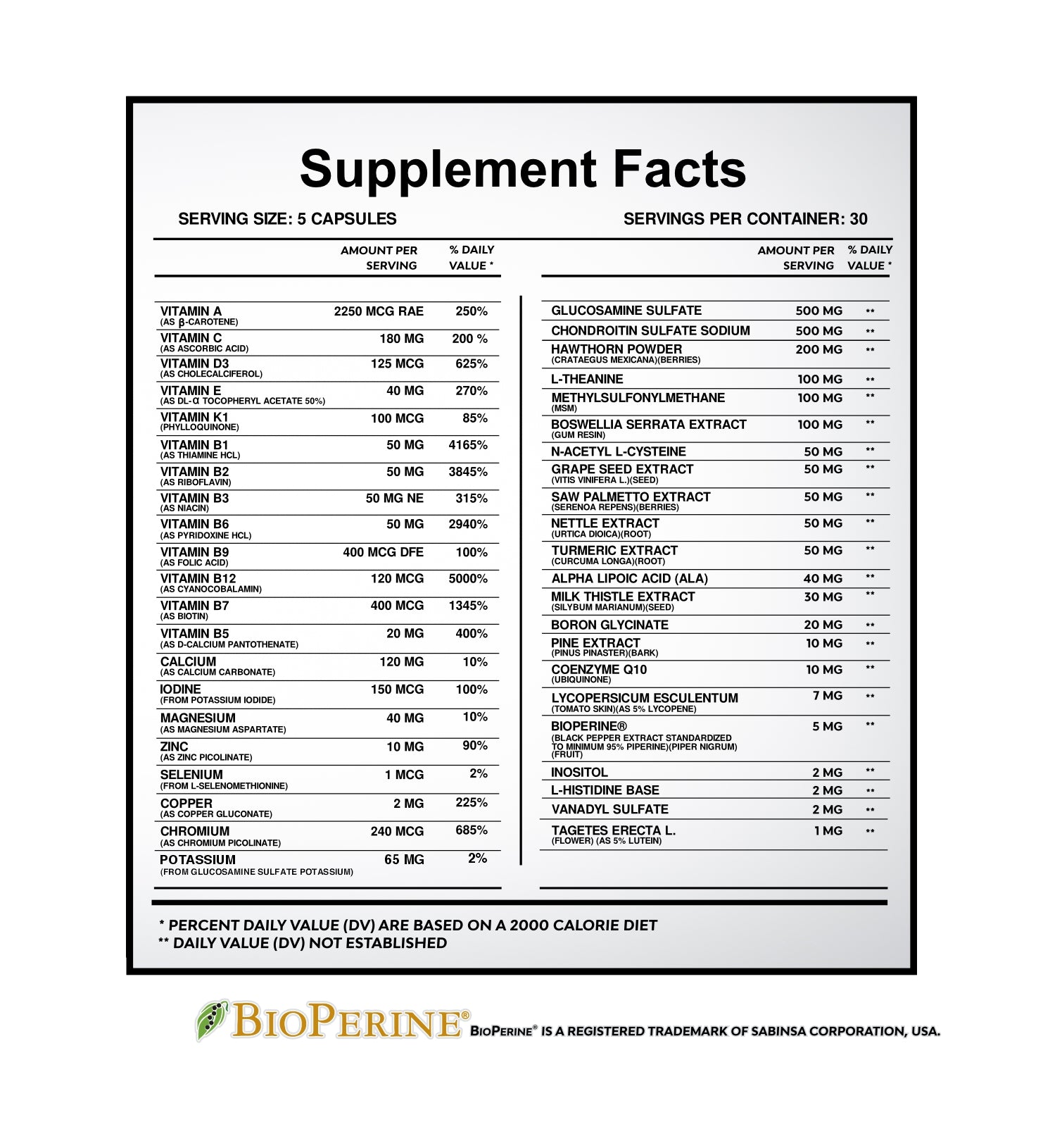 HYPD Supps MVP - MultiVitamin + Joint Support