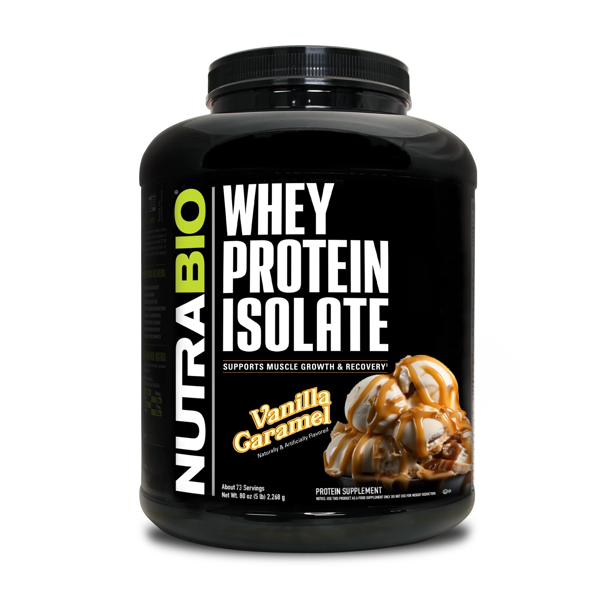 NutraBio Whey Protein Isolate - Bemoxie Supplements