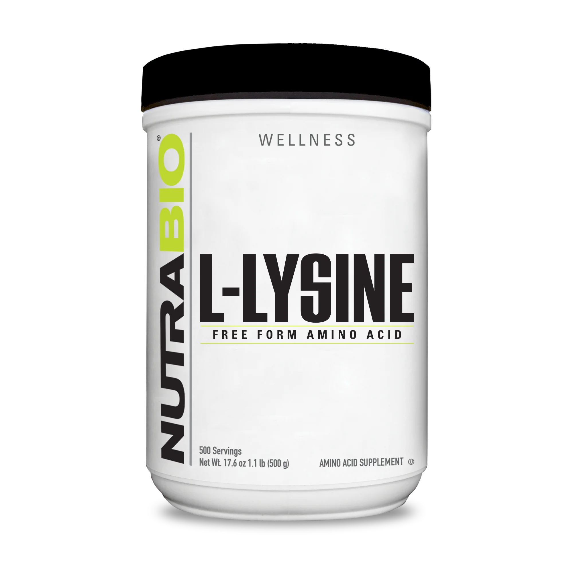 NutraBio L-Lysine - Bemoxie Supplements