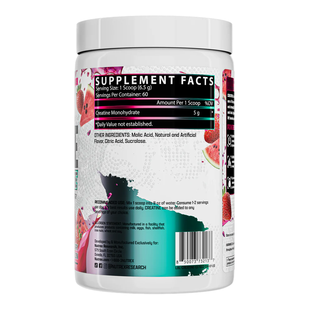 Nutrex Flavored Creatine Monohydrate - Bemoxie Supplements