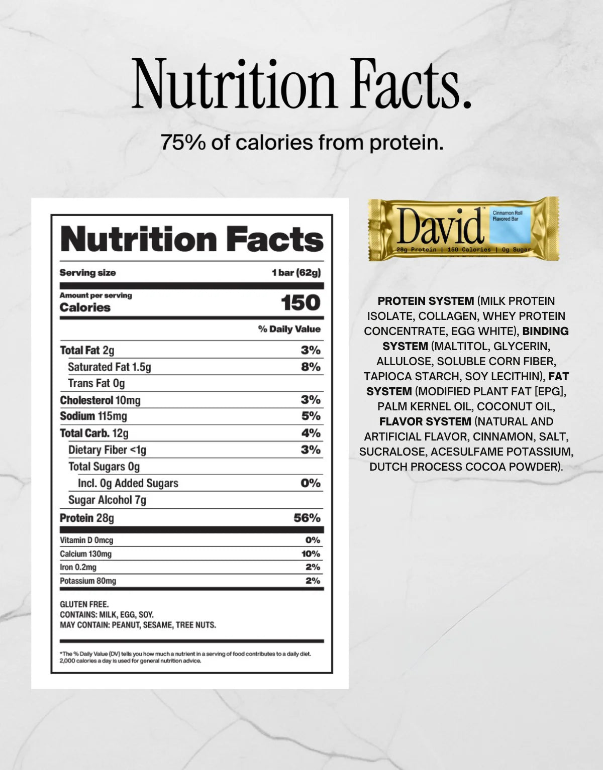 David Protein Bars - Bemoxie Supplements
