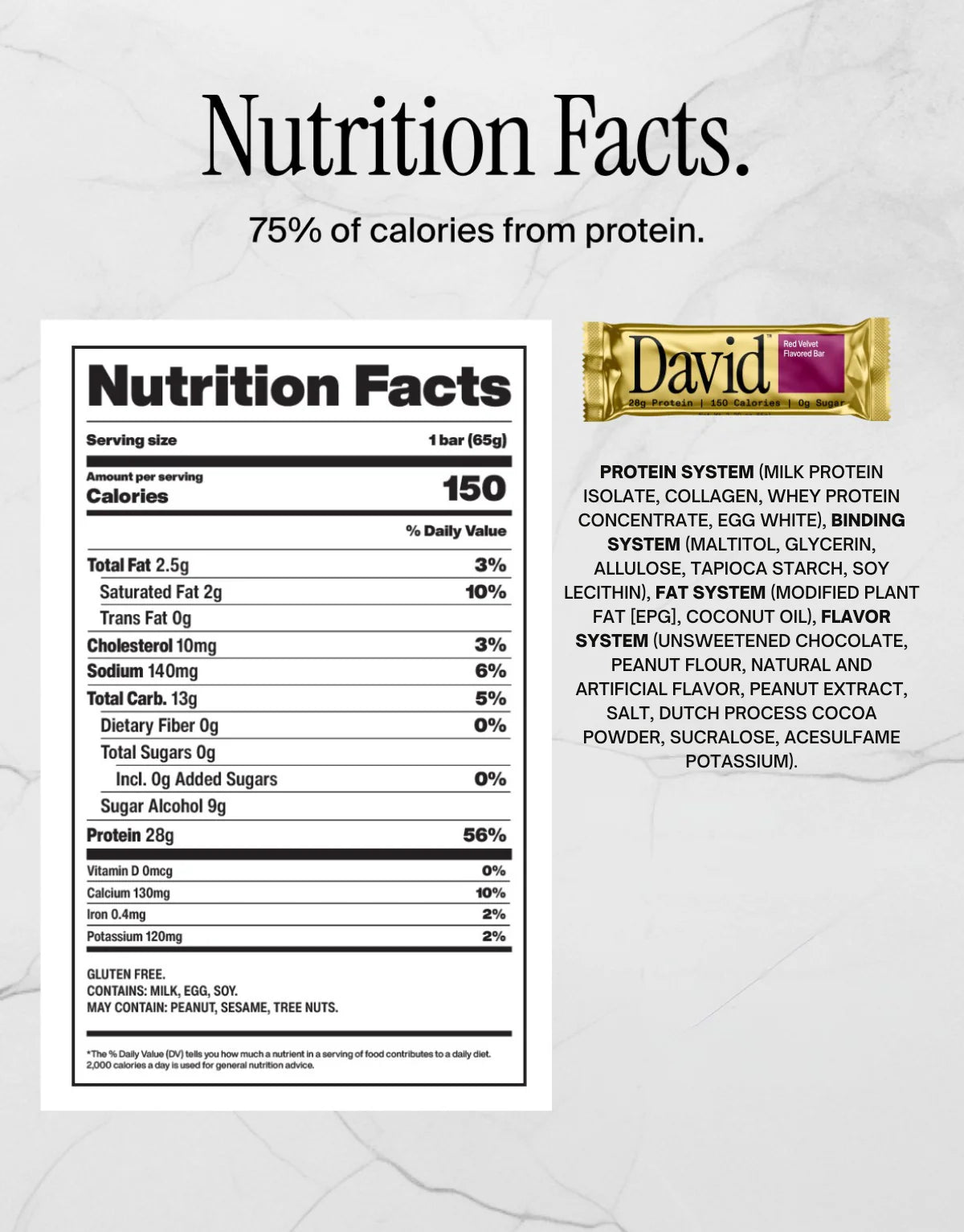 David Protein Bars - Bemoxie Supplements