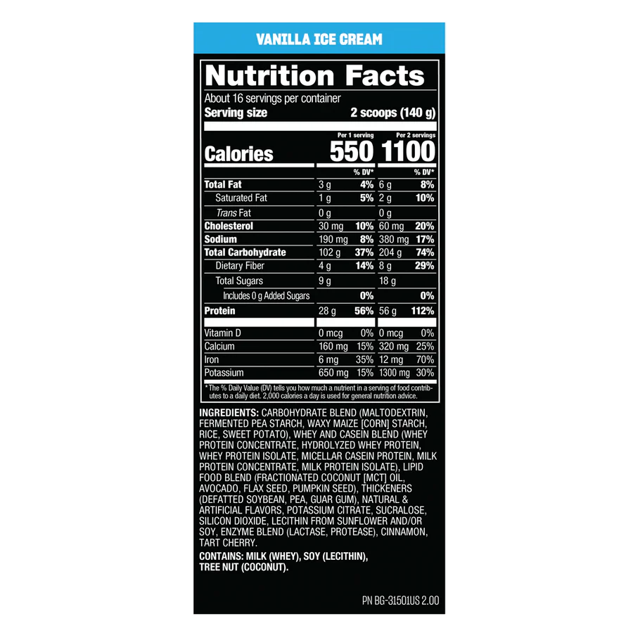 Mutant Mass 15lb - Bemoxie Supplements