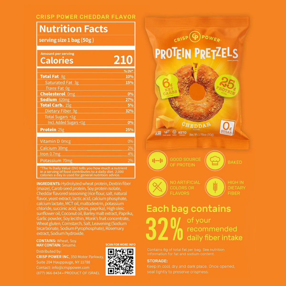 Crisp Power Protein Pretzels - Bemoxie Supplements
