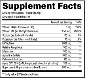 Black Magic Ritual PreWorkout - Bemoxie Supplements