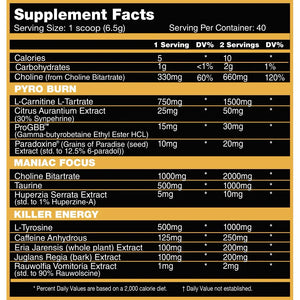 Killer Labz Pyro Maniac - Bemoxie Supplements