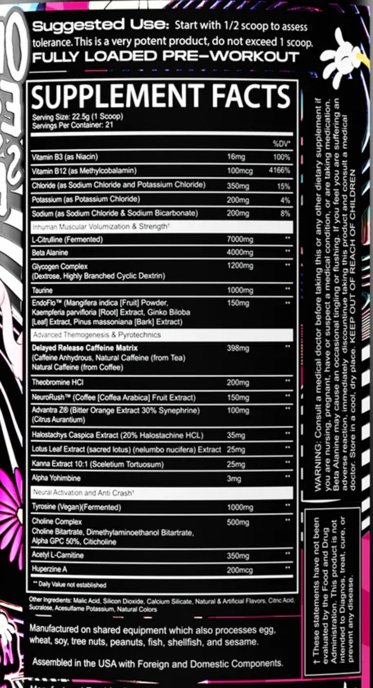 Afterdark VOID Pre-Workout - Bemoxie Supplements