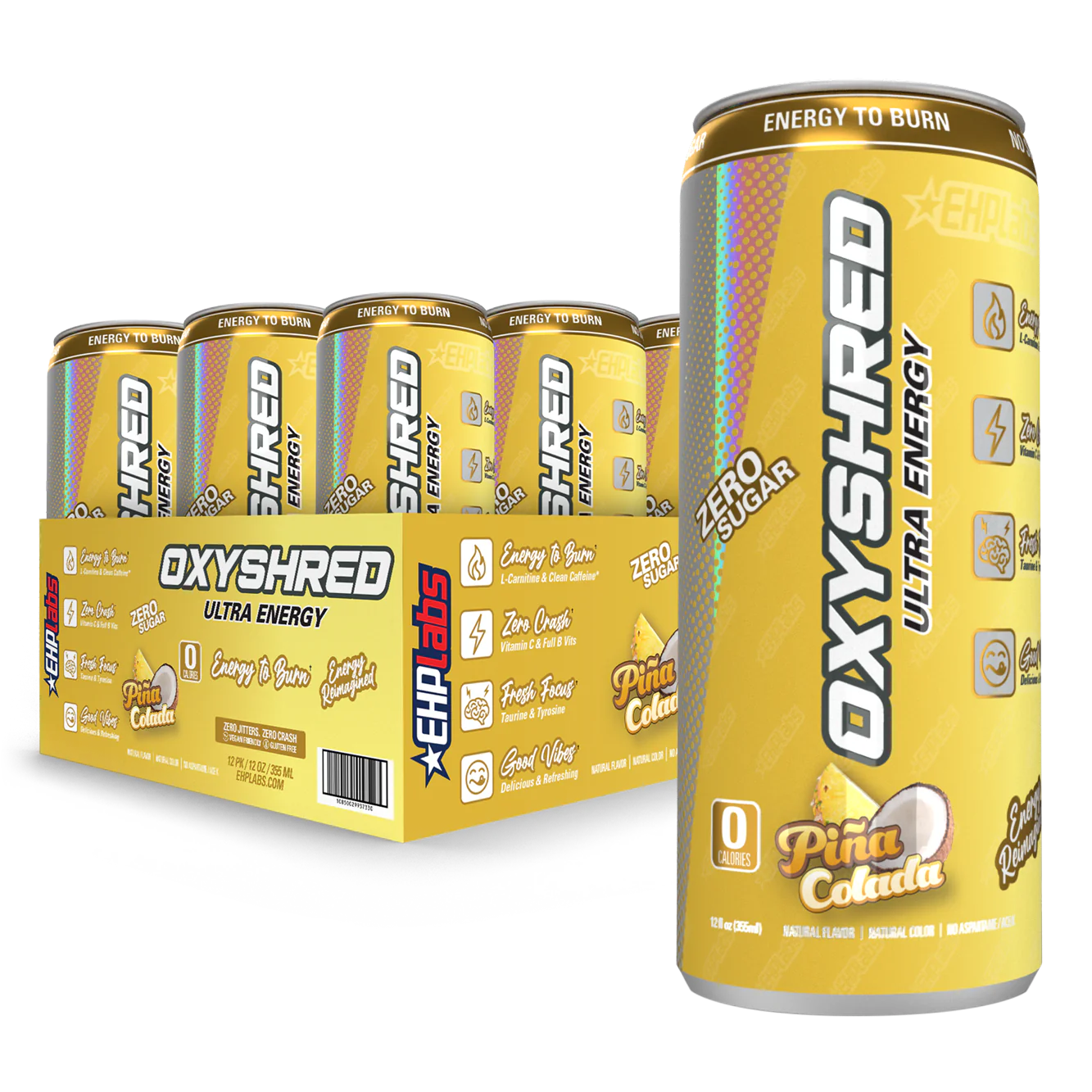 EHP Labs Oxyshred ULTRA energy drink - Bemoxie Supplements