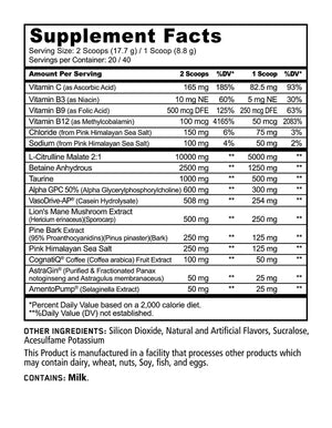 Panda Supps - PUMP - Bemoxie Supplements