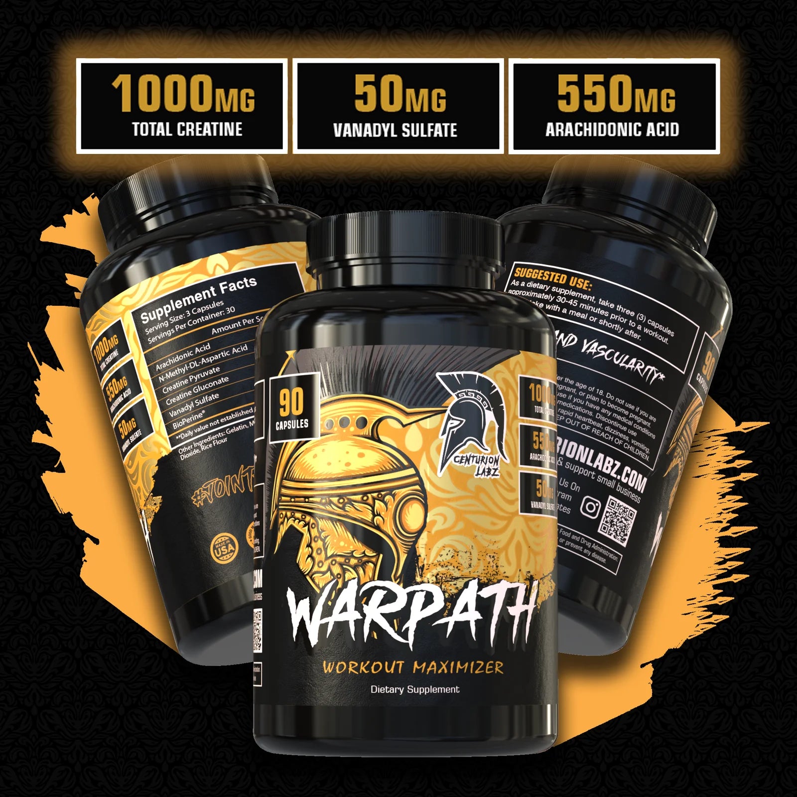 Centurion Labz Warpath- Workout Maximizer - Bemoxie Supplements