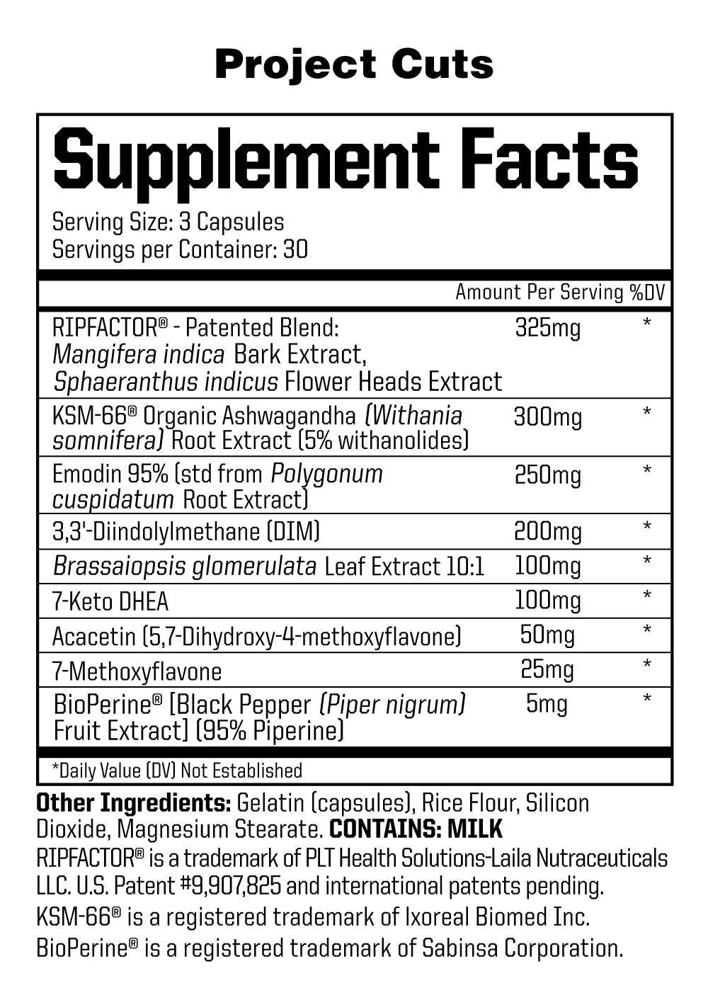 Anabolic Warfare Project Cuts - Bemoxie Supplements