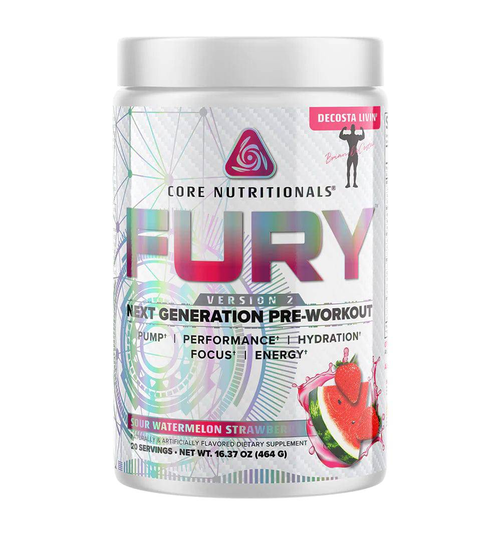 Core Nutritionals Fury V2 Pre workout - Bemoxie Supplements