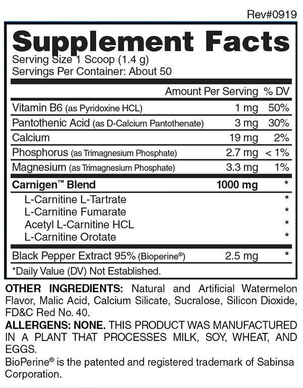 Evogen Carnigen - Bemoxie Supplements