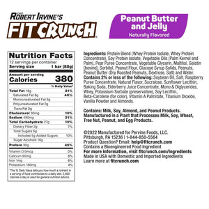 Chef Robert Irvine's Fit Crunch High Protein Baked Bars - Bemoxie Supplements