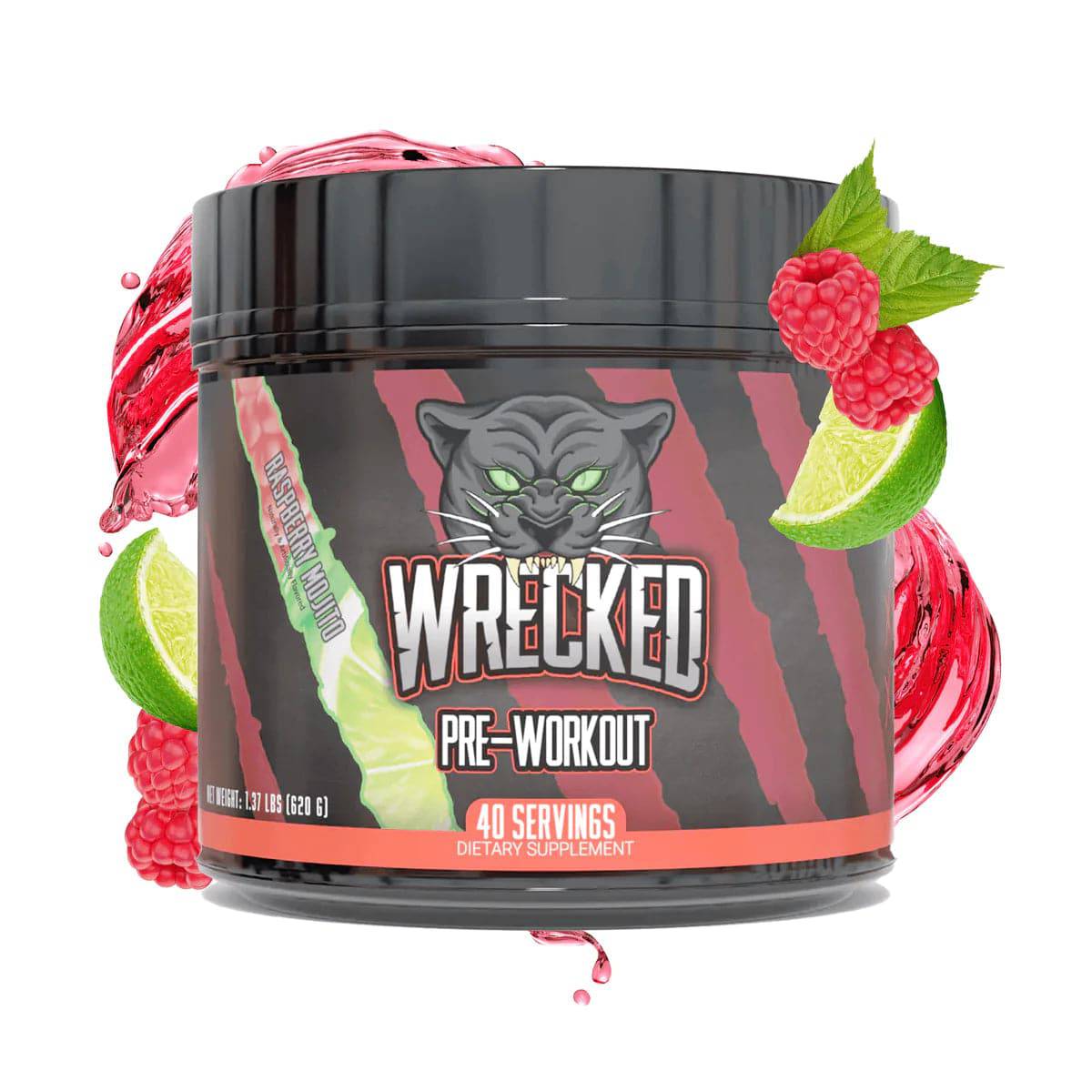 Huge Supplements Wrecked Pre workout- Bemoxie Supplements