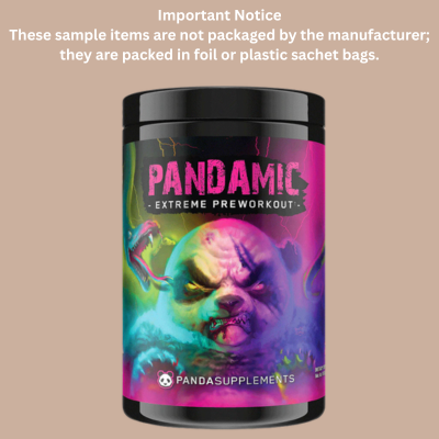 Panda Supplements Pandemic Pre Workout Sample - Bemoxie Supplements